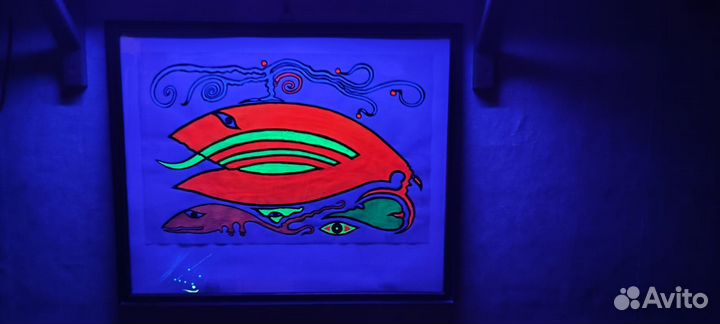 Картина флуорисцентная