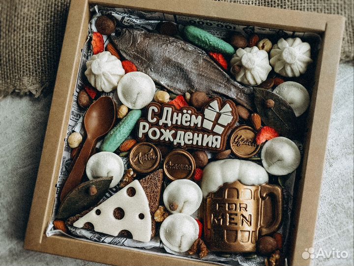 Шоколадный подарок для мужчин/С днем рождения
