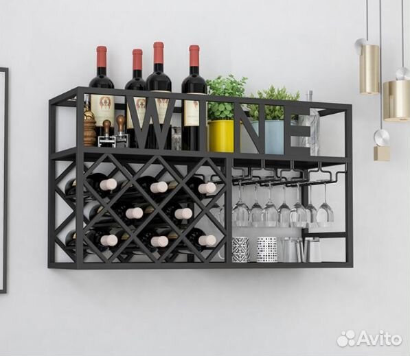 Держатель для бутылок Лофт