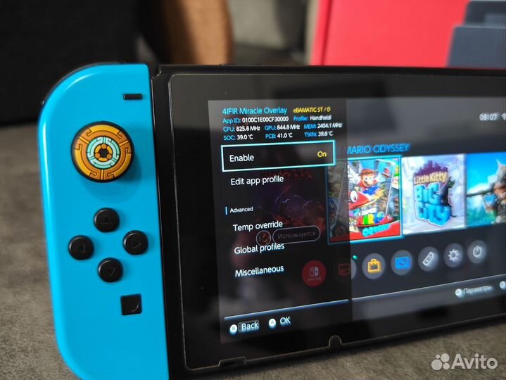 Прошитый Nintendo Switch V2 128gb