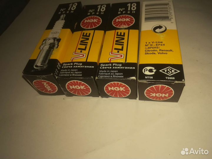 Свечи зажигания NGK v-line 18