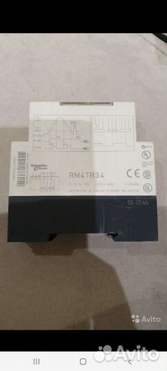 Реле контроля фаз Schneider Electric rm4tr34