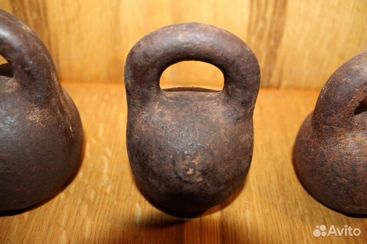 Гири царские 10 5 3 фунта клеймо