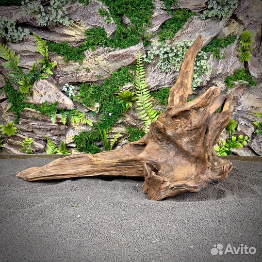 Коряга для аквариума Тиковое дерево (нкт72)