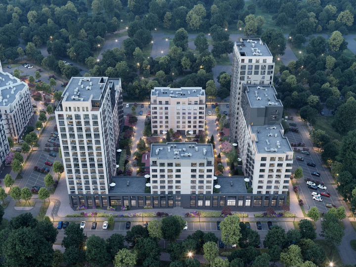 2-к. квартира, 59,6 м², 5/18 эт.