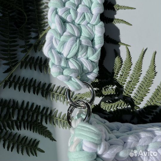 Вяжу сумки из трикотажной пряжи как из Pinterest