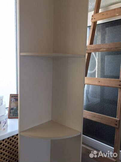 Стеллаж полка белая