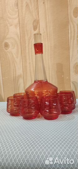 Графин с рюмками СССР