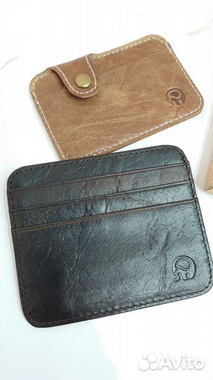 Чехол для карт банковских нат.кожа