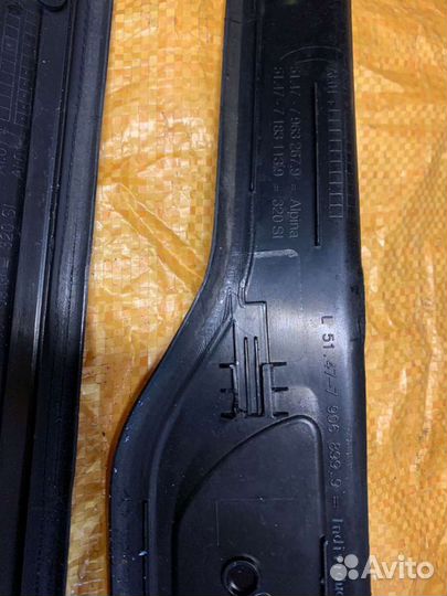 Bmw e90 накладки порогов м пакет внутренние