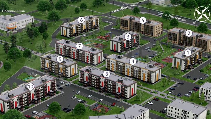 2-к. квартира, 59 м², 4/4 эт.