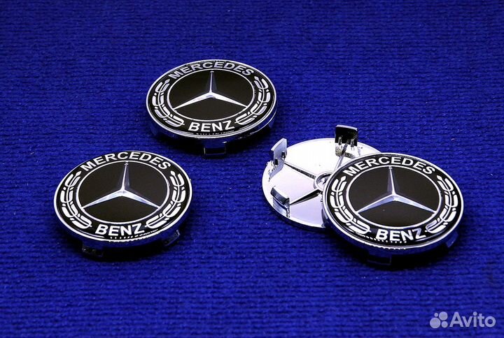 Комплект колпачков не оригинальных диска Mercedes
