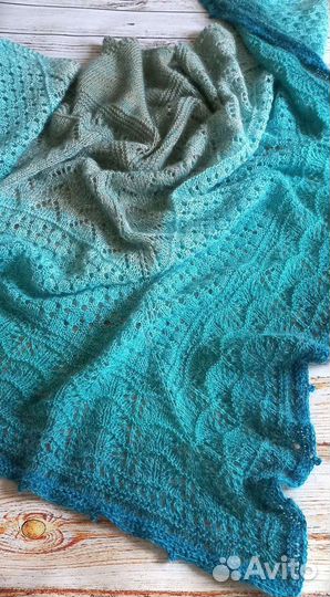 Шаль/бактус размер XL