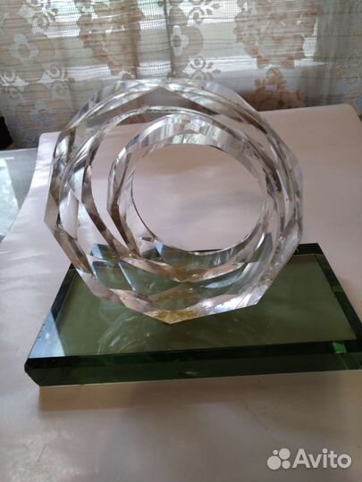 Сувенир свадебный из хрусталя времён СССР