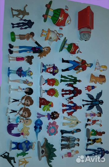 Много Игрушки из макдональдса хэппи мил Бургеркинг