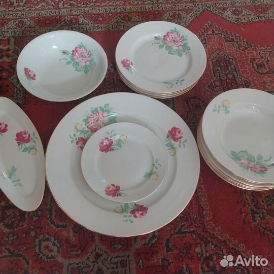 Столовый сервиз фарфор СССР