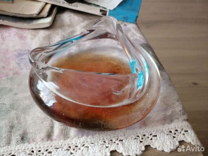 Пепельница малахитовая СССР, Чехия