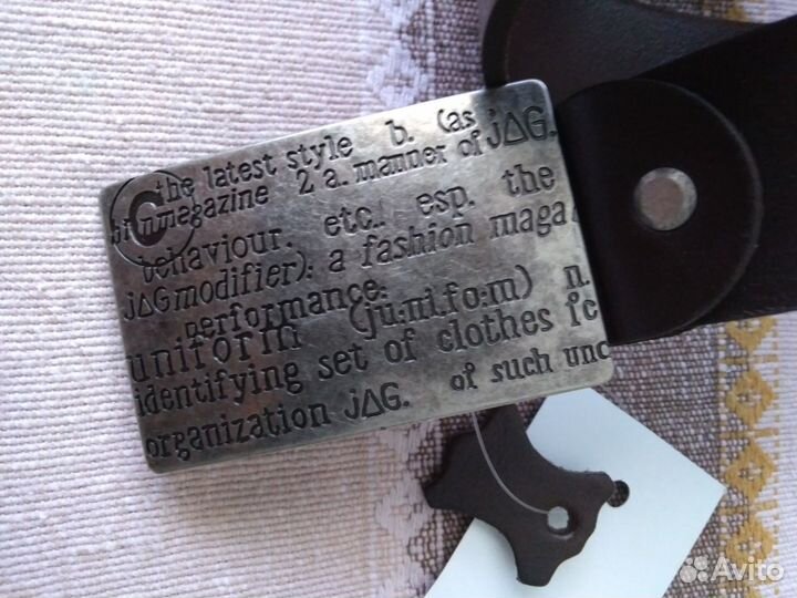 Ремень кожаный новый