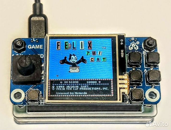Paspberry Pi Zero W+1,54дюймов Game LCD,отлич.сост