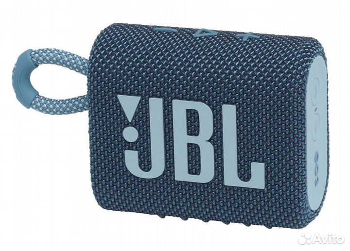 Портативная акустика JBL GO 3 (Синяя)