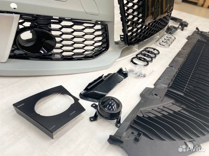 Бампер RS7 рестайлинг Audi A7 4G