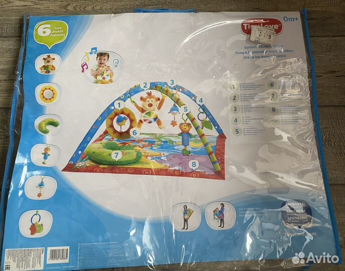 Развивающий коврик tiny love