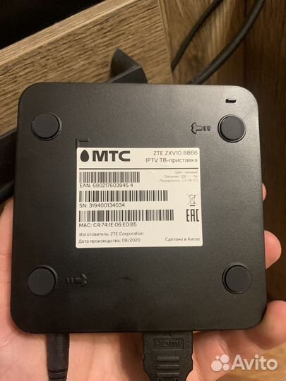 Тв-приставка MTS zte b866