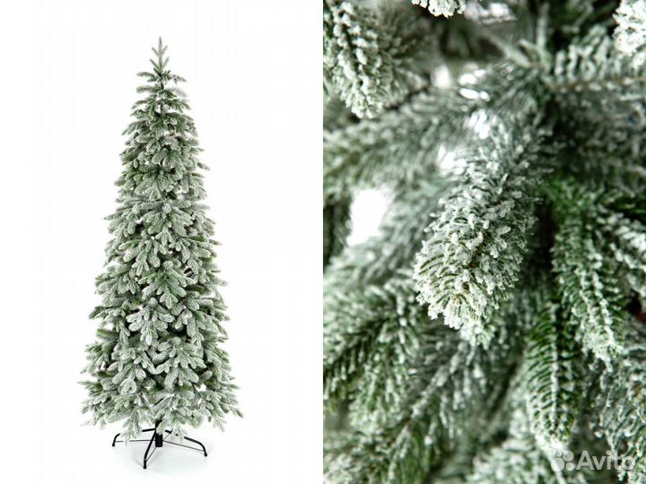 Елка искусственная Литая заснеженная