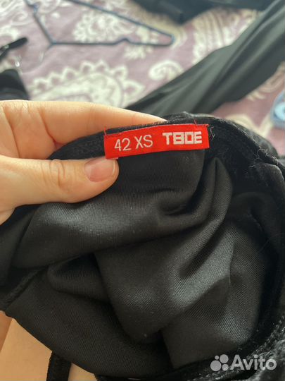 Платье женское бархат короткое