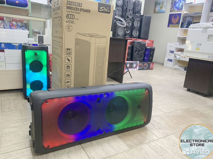 Bluetooth Колонка с Микрофоном зкс 12202 Темн