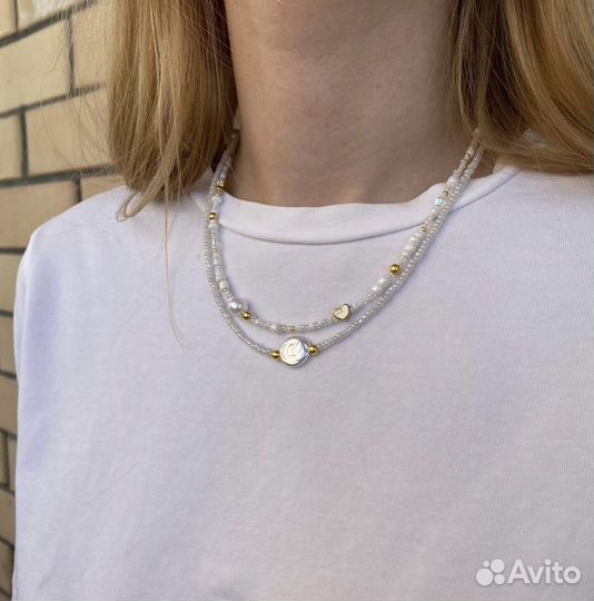 Колье Чокер из бисера