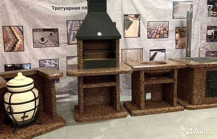 Модульная печь барбекю