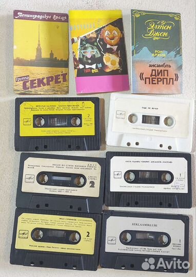 Лицензионные аудио кассеты СССР