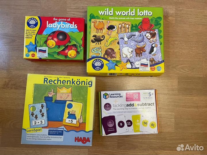 Игры Orchard toys Learning resources Haba