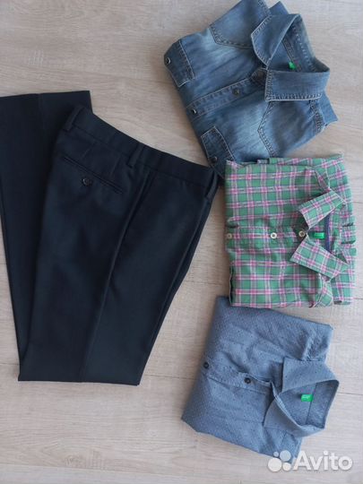 Вещи пакетом benetton на подростка