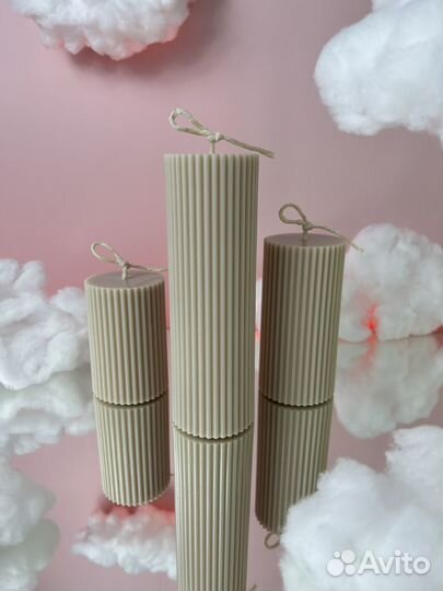Свечи ручной работы Интерьерные