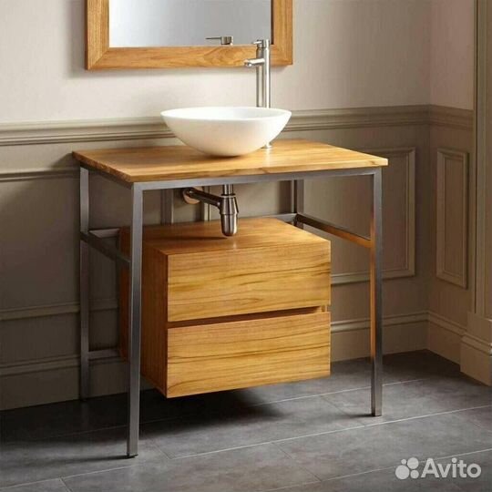 Тумба для ванной с ящиками