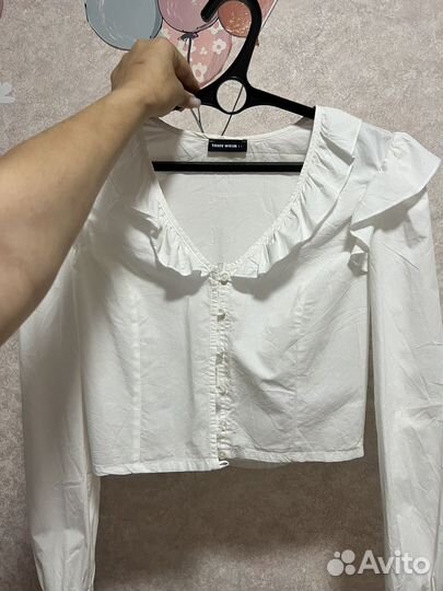 Рубашка белая женская