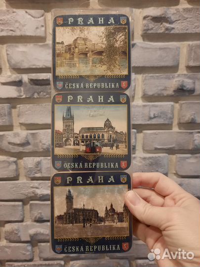 Подставки для стаканов из Праги