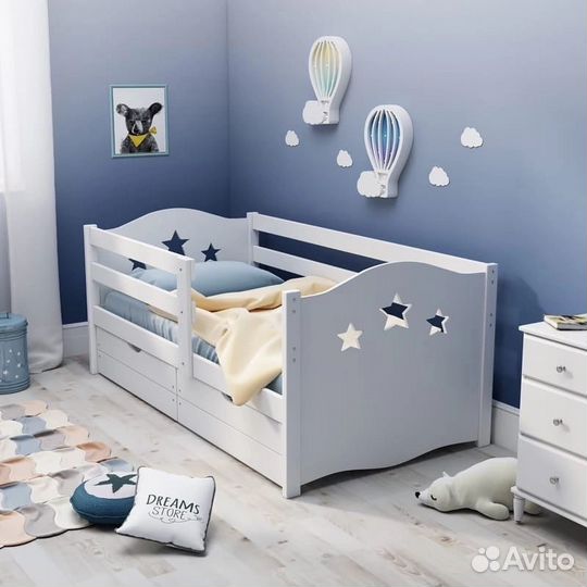 Кровать детская 180х90 с матрасом