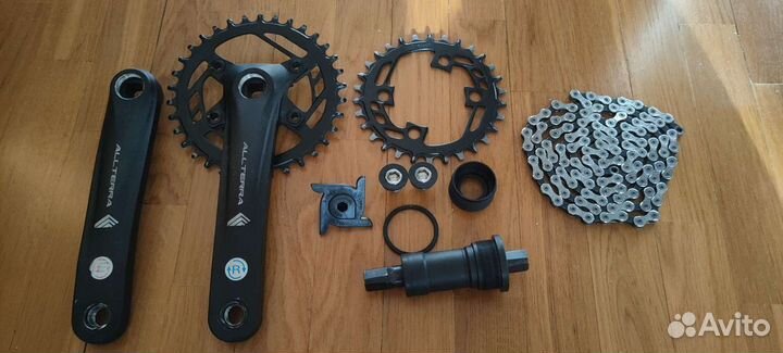 Система (комплект) шатунов prowheel bcd 76 175мм