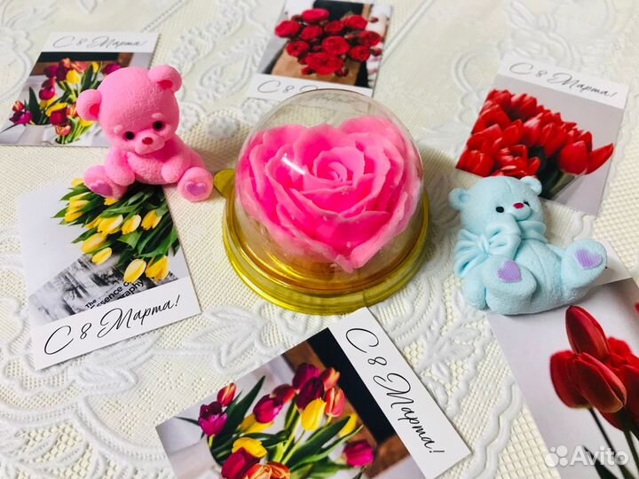 Подарки к 8 марта, мыло ручной работы