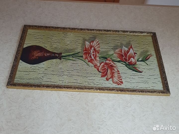 Картина в раме гобелен