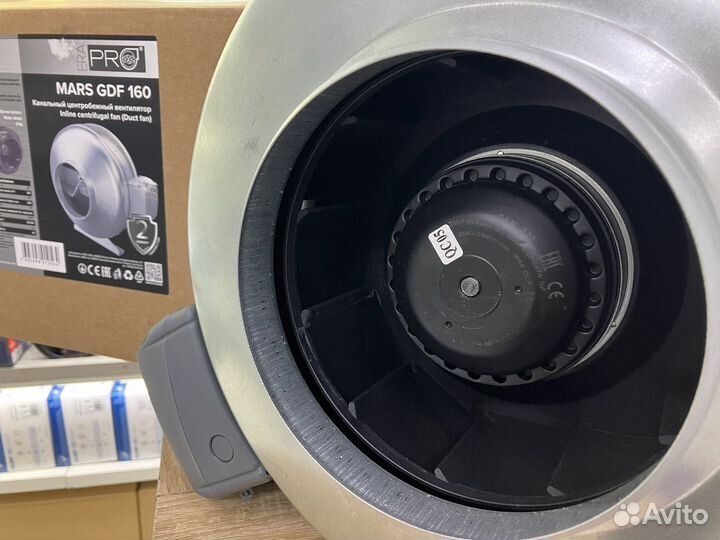 Вентилятор канальный mars 160 GDF