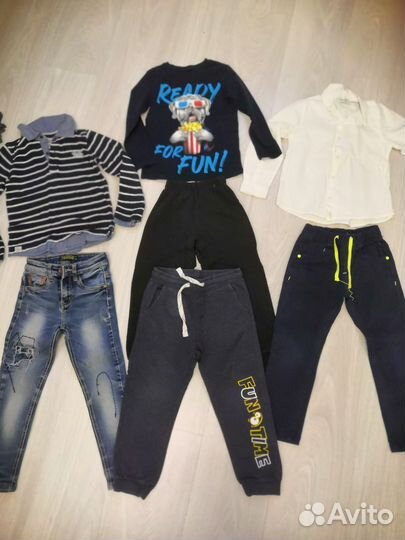 Огромный пакет вещей на мальчика 98-104-110