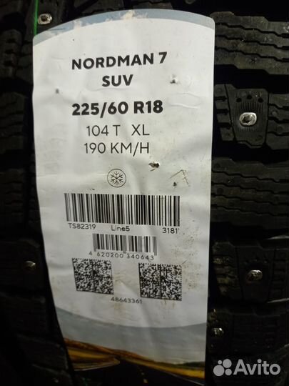Nokian Tyres Nordman 7 SUV 225/60 R18 114T