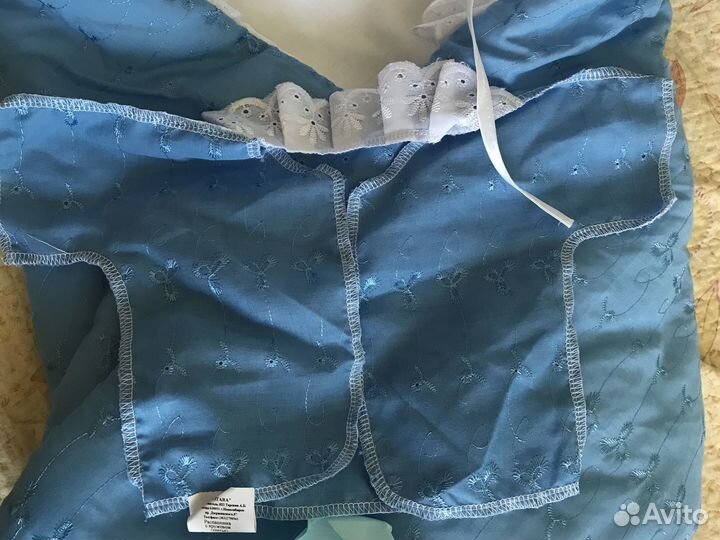 Комплект на выписку для мальчика новый