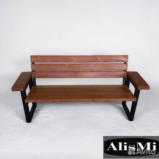 Скамейка в стиле лофт