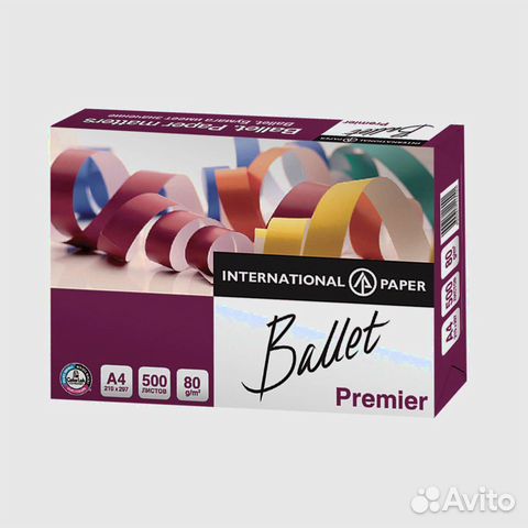 Бумага Premier Ballet A4 - опт купить в Иркутске | Электроника | Авито
