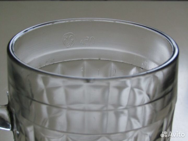 Кружки пивные СССР 0,5 и 0,25 (87 и 81 гг)